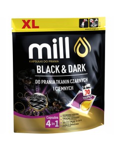 MILL Kapsułki do prania BLACK, 30 szt