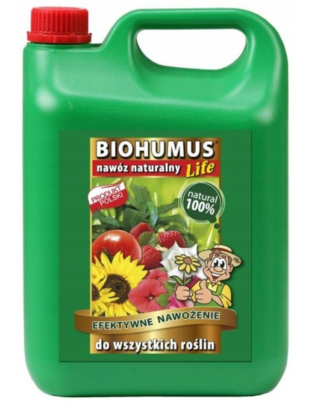 EKODARPOL BIOHUMUS Nawóz uniwersalny do wszystkich roślin, 5 l