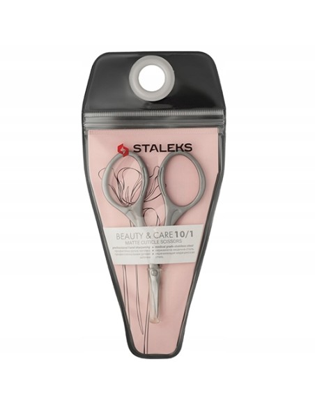 STALEKS Nożyczki Do Skórek Matowe BEAUTY & CARE SBC-10/1, 1 szt