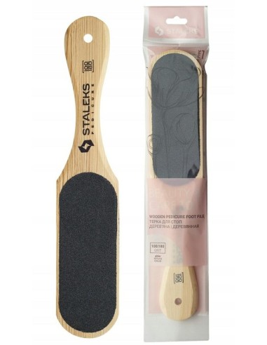 STALEKS Tarka Do Stóp Drewniana BEAUTY & CARE 100/180 Grit ABC 10/1, 1 szt
