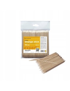 STALEKS Pomarańczowy Patyczek EXPERT Drewniany 110 mm DOS-30/100, 1 op