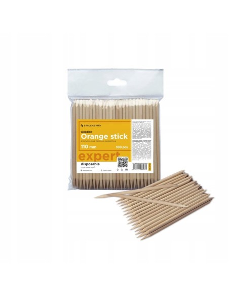 STALEKS Pomarańczowy Patyczek EXPERT Drewniany 110 mm DOS-30/100, 1 op