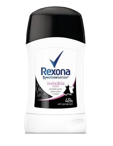 Rexona Invisible Pure Antyperspirant w sztyfcie 40 ml