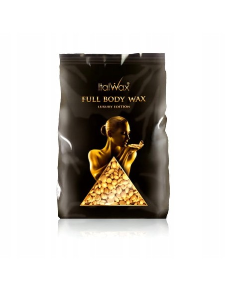 Wosk do depilacji twardy dropsy w granulkach Full Body Wax ITALWAX, 1 kg