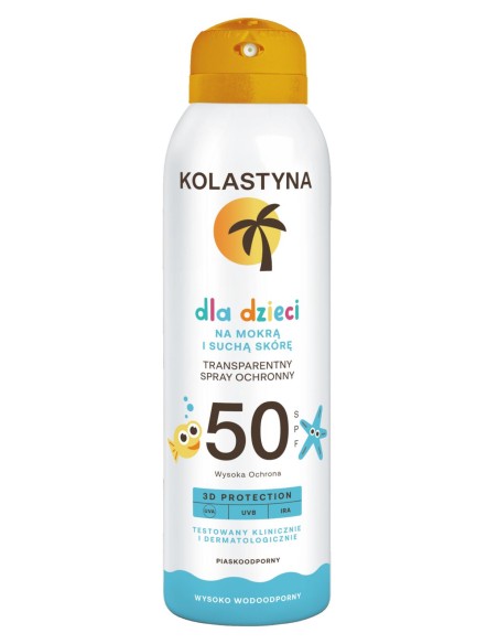 KOLASTYNA Spray ochronny dla dzieci SPF50, 150 ml