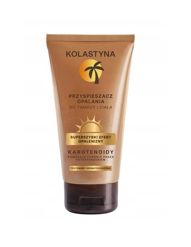 KOLASTYNA Przyspieszacz do opalania TWARZ I CIAŁO, 150 ml