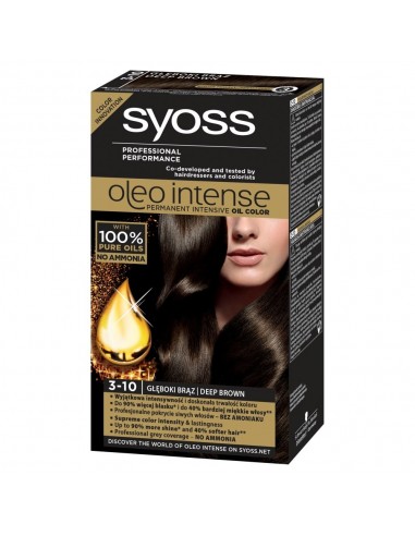 SYOSS Oleo Intense Farba do włosów Głęboki brąz 3-10