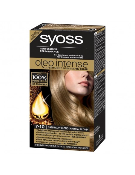 Syoss Oleo Intense Farba do włosów Naturalny blond 7-10
