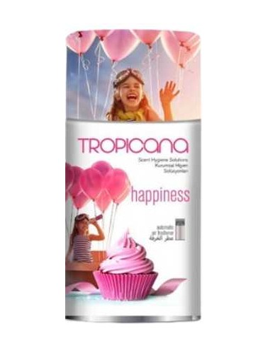 TROPICANA Automatyczny odświeżacz powietrza HAPPINESS, 260 ml wkład