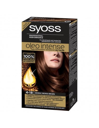 SYOSS Oleo Intense Farba do włosów Mokka 4-18