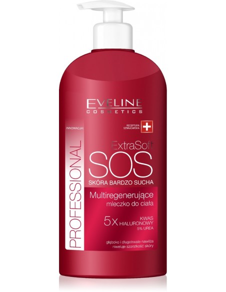 Eveline Extra Soft SOS mleczko do ciała multiregenerujące 350ml