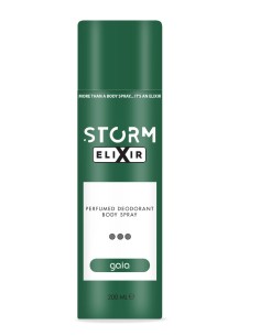 STORM ELIXIR Dezodorant dla meżczyzn GAIA, 200 ml