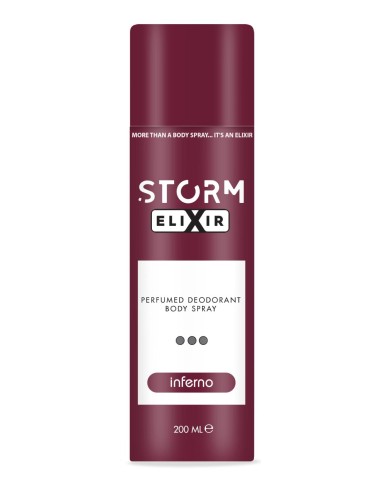 STORM ELIXIR Dezodorant dla mężczyzn INFERNO, 200 ml