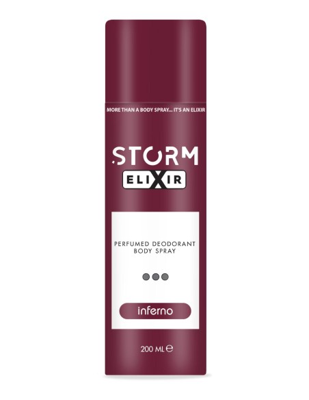 STORM ELIXIR Dezodorant dla mężczyzn INFERNO, 200 ml