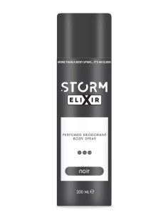 STORM ELIXIR Dezodorant dla mężczyzn NOIR, 200 ml