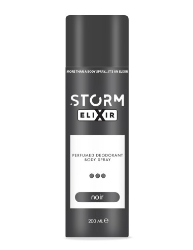 STORM ELIXIR Dezodorant dla mężczyzn NOIR, 200 ml