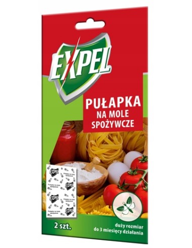 EXPEL Pułapka na mole spożywcza, 2 szt