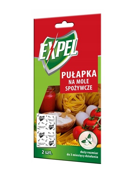 EXPEL Pułapka na mole spożywcza, 2 szt