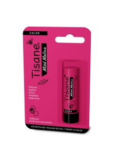 TISANE COLOR Balsam do ust, pomadka miód malina , 5,1 g
