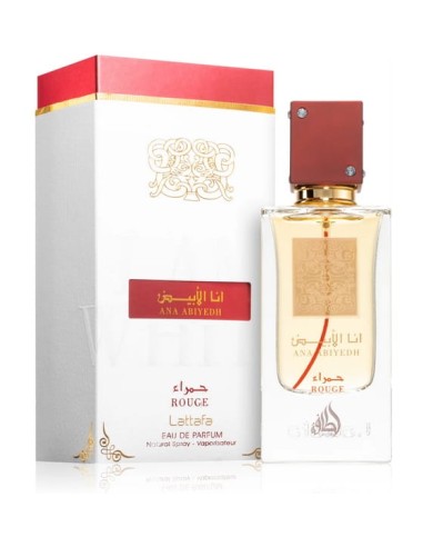 LATTAFA Arabska woda Perfumowana Damska ANA ABIYEDH ROUGE, 60 ml