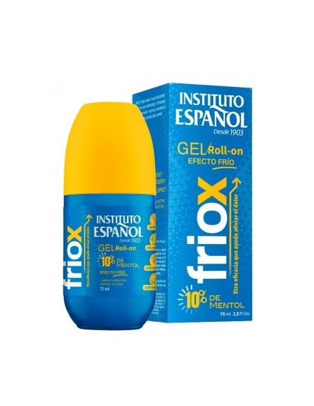 INSTITUTO ESPANOL FRIOX Żel w kulce 10% mentol Łagodzi bóle mięśni, 75 ml