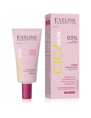 EVELINE Krem do twarzy Nawilżający CICA SKIN, 1 szt