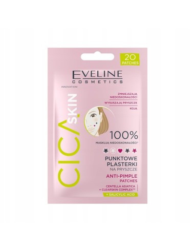EVELINE Plastry na wypryski Punktowe CICA SKIN 20 szt, 1 op
