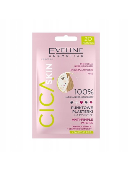 EVELINE Plastry na wypryski Punktowe CICA SKIN 20 szt, 1 op