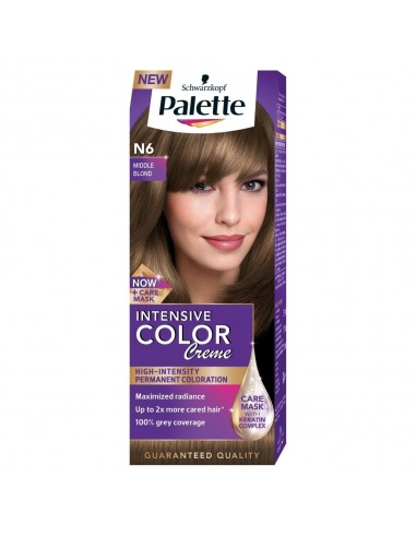 PALETTE Intensive Color Creme farba do włosów Średni blond N6