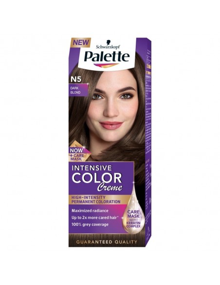 PALETTE Intensive Color Creme farba do włosów Ciemny blond N5