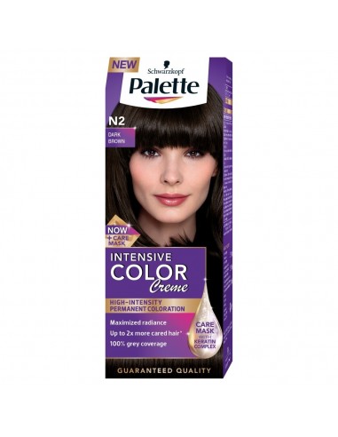 Palette Intensive Color Creme farba do włosów Ciemny brąz N2