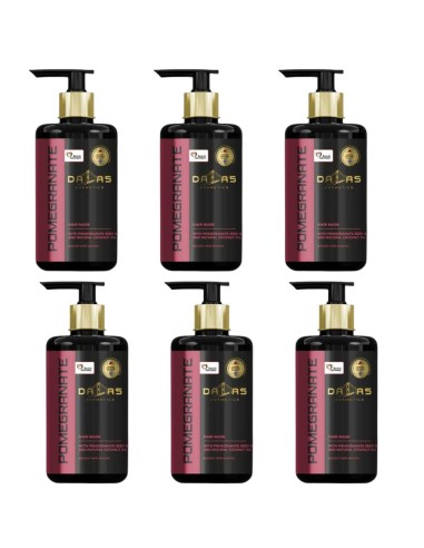 DALAS Maska do włosów zniszczonych ARGAN OIL 900 ml z pompką, 6 szt