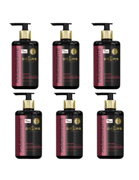 DALAS Maska do włosów zniszczonych ARGAN OIL 900 ml z pompką, 6 szt