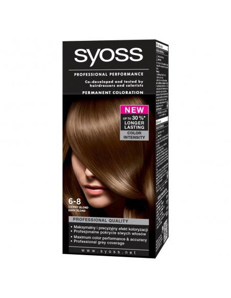 SYOSS farba do włosów ciemny blond 6-8
