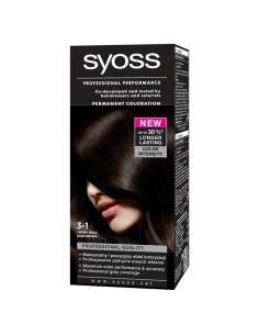 SYOSS farba do włosów ciemny brąz 3-1