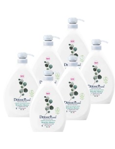 ‌DERMOMED Mydło w płynie BIAŁE PIŻMO, 1000 ml z pompką, pakiet 6 szt.