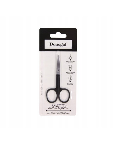 DONEGAL Nożyczki do paznokci BLACK MATT, 1 op