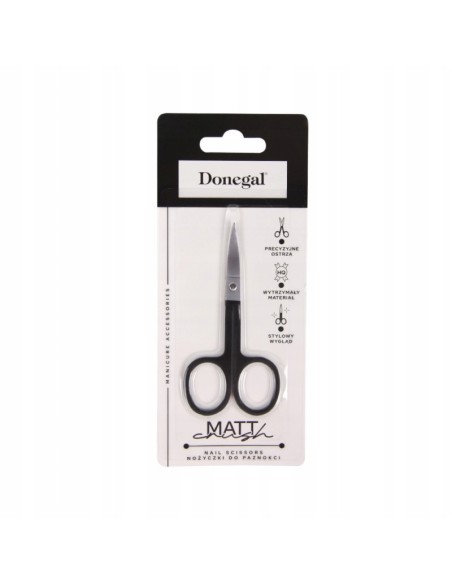 DONEGAL Nożyczki do paznokci BLACK MATT, 1 op