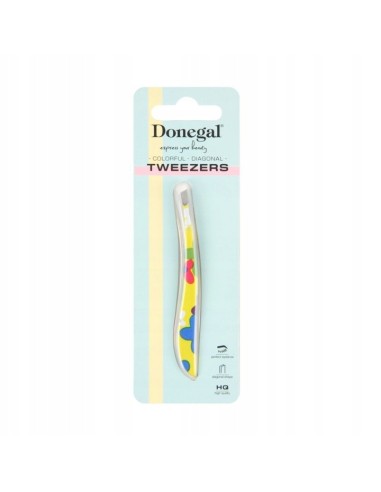 DONEGAL Pęseta skośna KROPKI, 1 szt