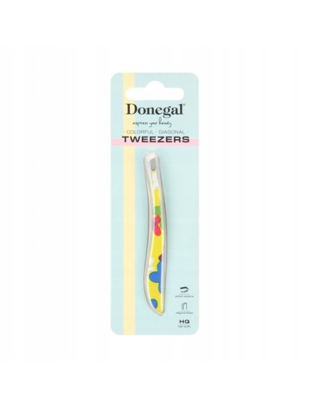 DONEGAL Pęseta skośna KROPKI, 1 szt