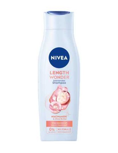 NIVEA HAIR Szampon do włosów LENGHT WONDER, 400 ml