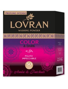 LOVRAN Proszek do prania KOLOR&CZARNY 50P, 2,5 kg