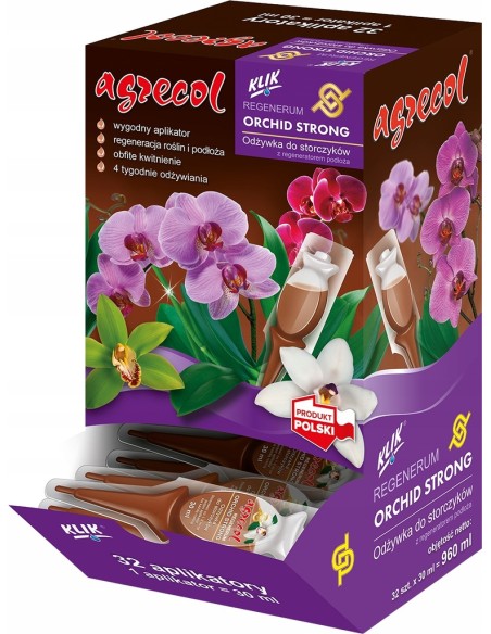 AGRECOL Odżywka do storczyków ORCHID STRONG REGENERUM 32 x 30 ml, 1 op