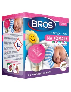 Bros Elektro + płyn na komary dla dzieci od 1 roku życia 40 ml
