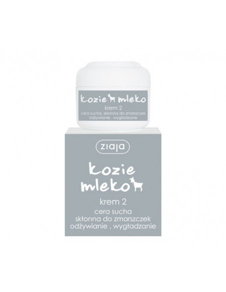 Ziaja Kozie mleko Krem 2 odżywczo-wygładzający cera sucha skłonna do zmarszczek 50 ml