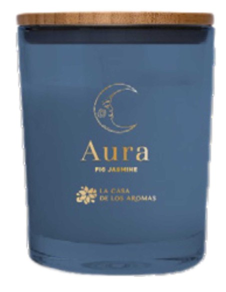 LA CASA DE LOS AROMAS MYSTIC Świeca zapachowa Aura Moon, 150 g