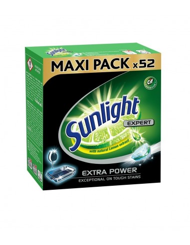 Sunlight Expert Extra Power Tabletki do zmywarki 910 g (52 sztuk)