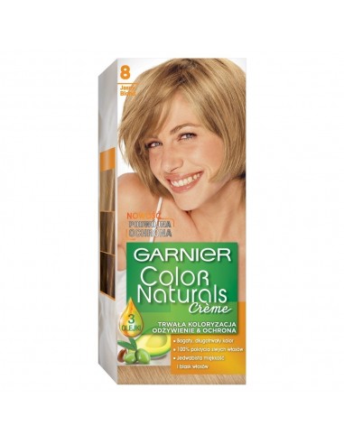 Garnier Color Naturals Creme Farba do włosów 8 Jasny blond