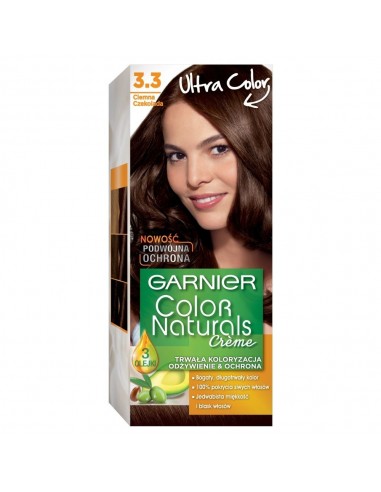 Garnier Color Naturals Creme Farba do włosów 3.3 Ciemna czekolada