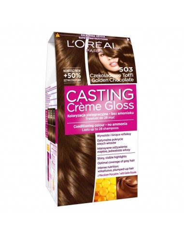 L'Oréal Paris Casting Crème Gloss Farba do włosów 503 Czekoladowe toffi